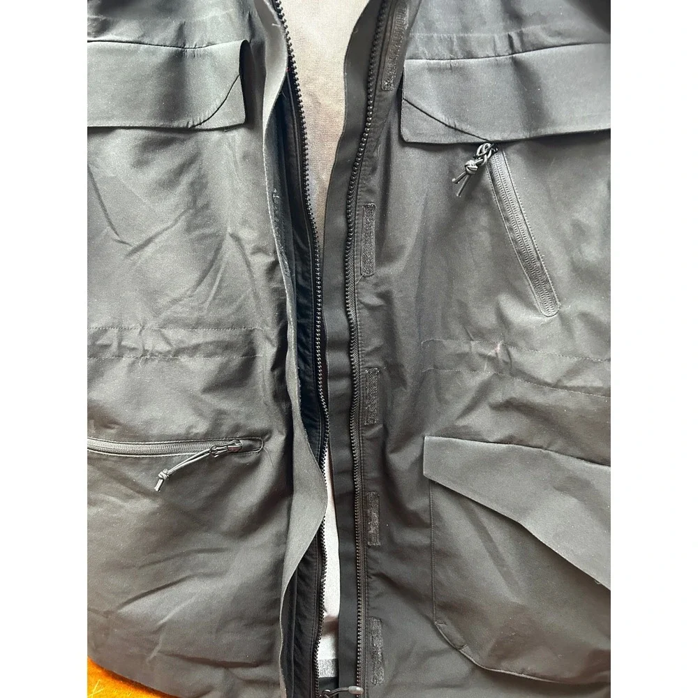 Champion 3-in-1 Systems Jacket Mens XL Black Hooded‎ Utility Coat Workwear Style